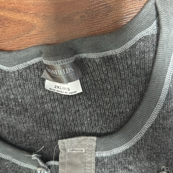 Stansfield Wool 3 Button Henley - Picture 2 of 4